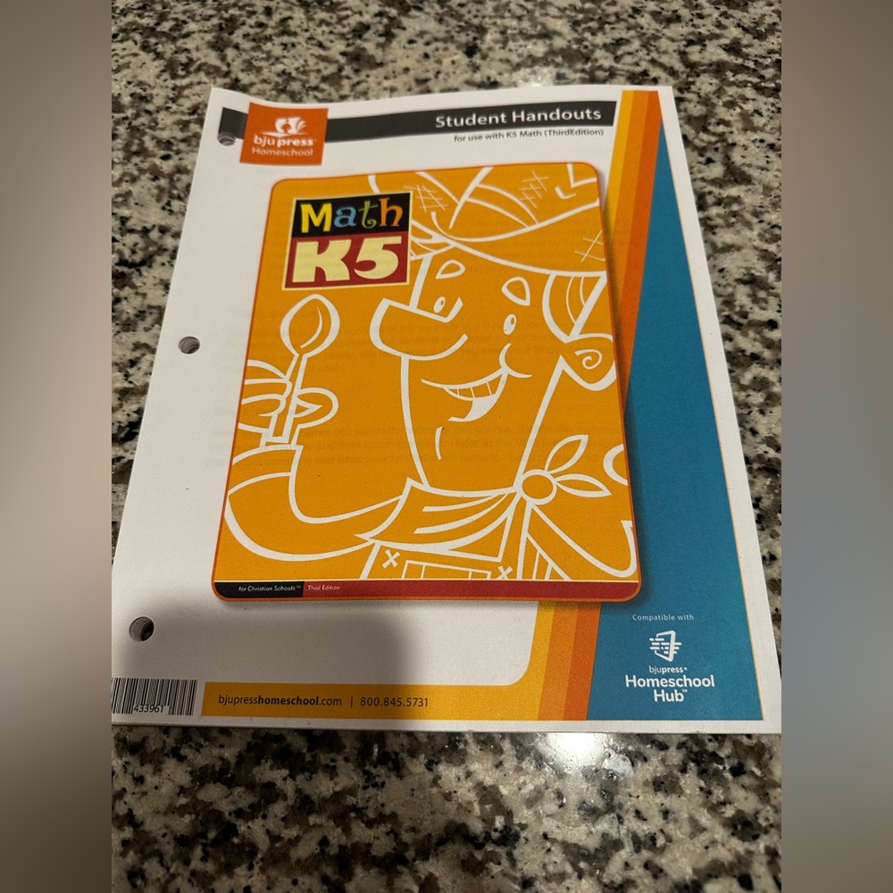 BJU PRESS Homeschool Focus On 5 Kit For Kindergarten - Picture 8 of 13